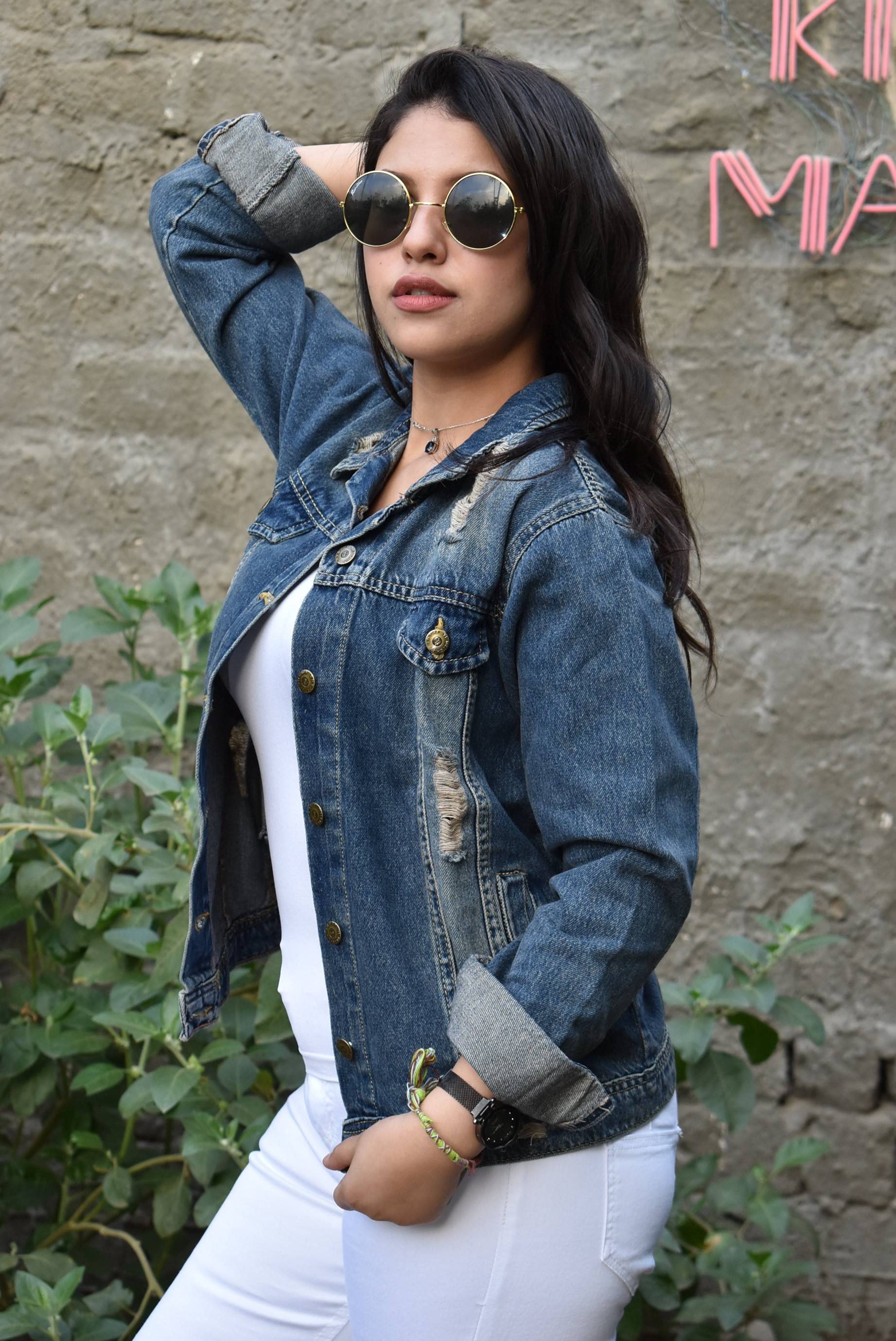 jacket jeans cutting